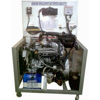 Diesel Engine Command Rail ON Stand view 2