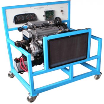 Forced Induction Engine with Stand view 2